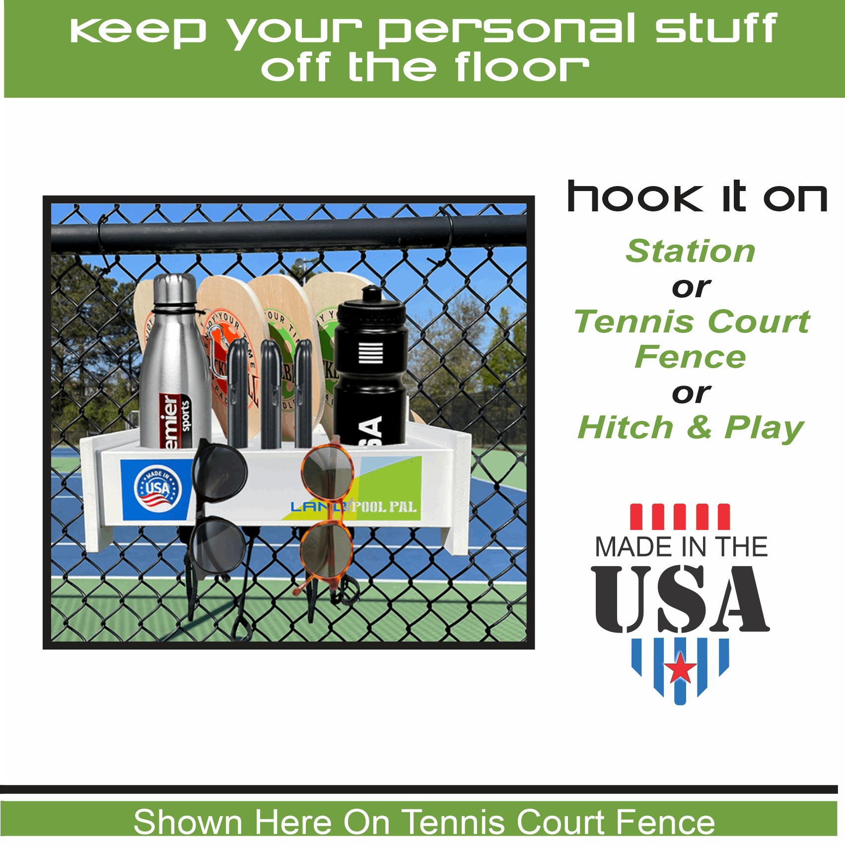 PICKLEBALL / TENNIS TRAY (ACCESSORY)