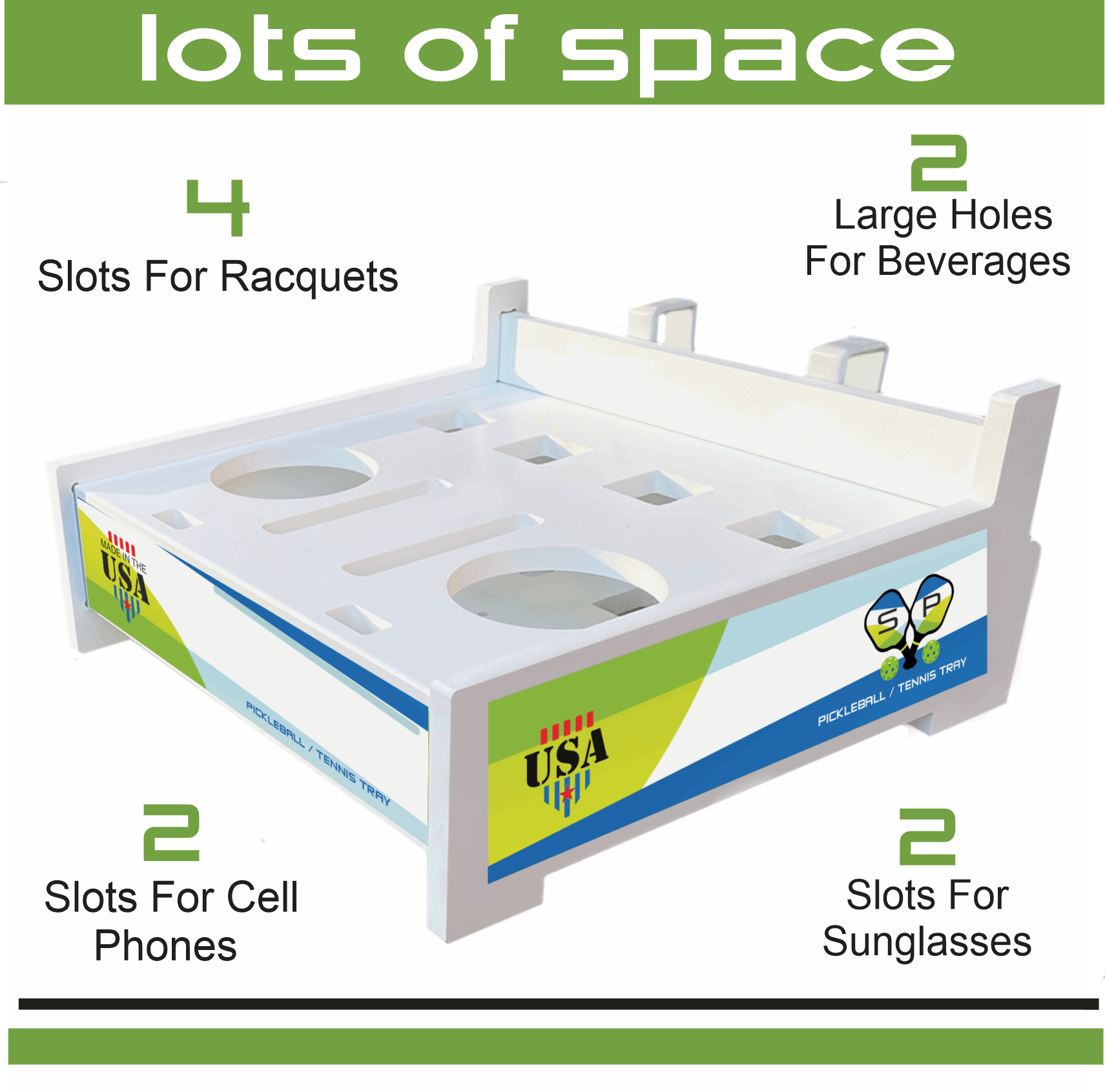 PICKLEBALL / TENNIS TRAY (ACCESSORY)