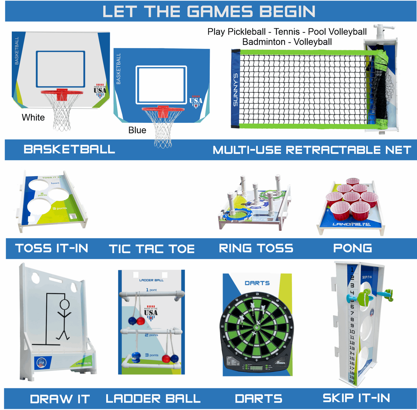 PICKLEBALL / TENNIS TRAY (ACCESSORY)