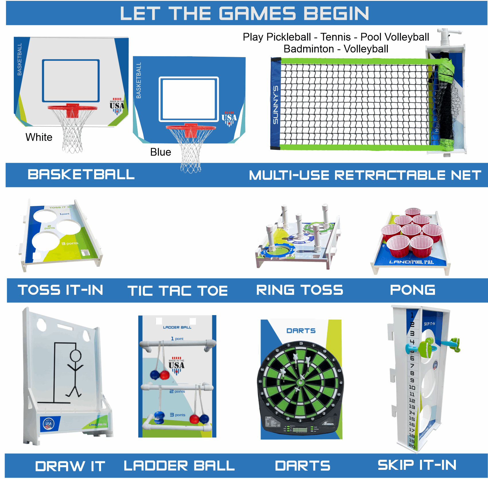 PICKLEBALL / TENNIS TRAY (ACCESSORY)