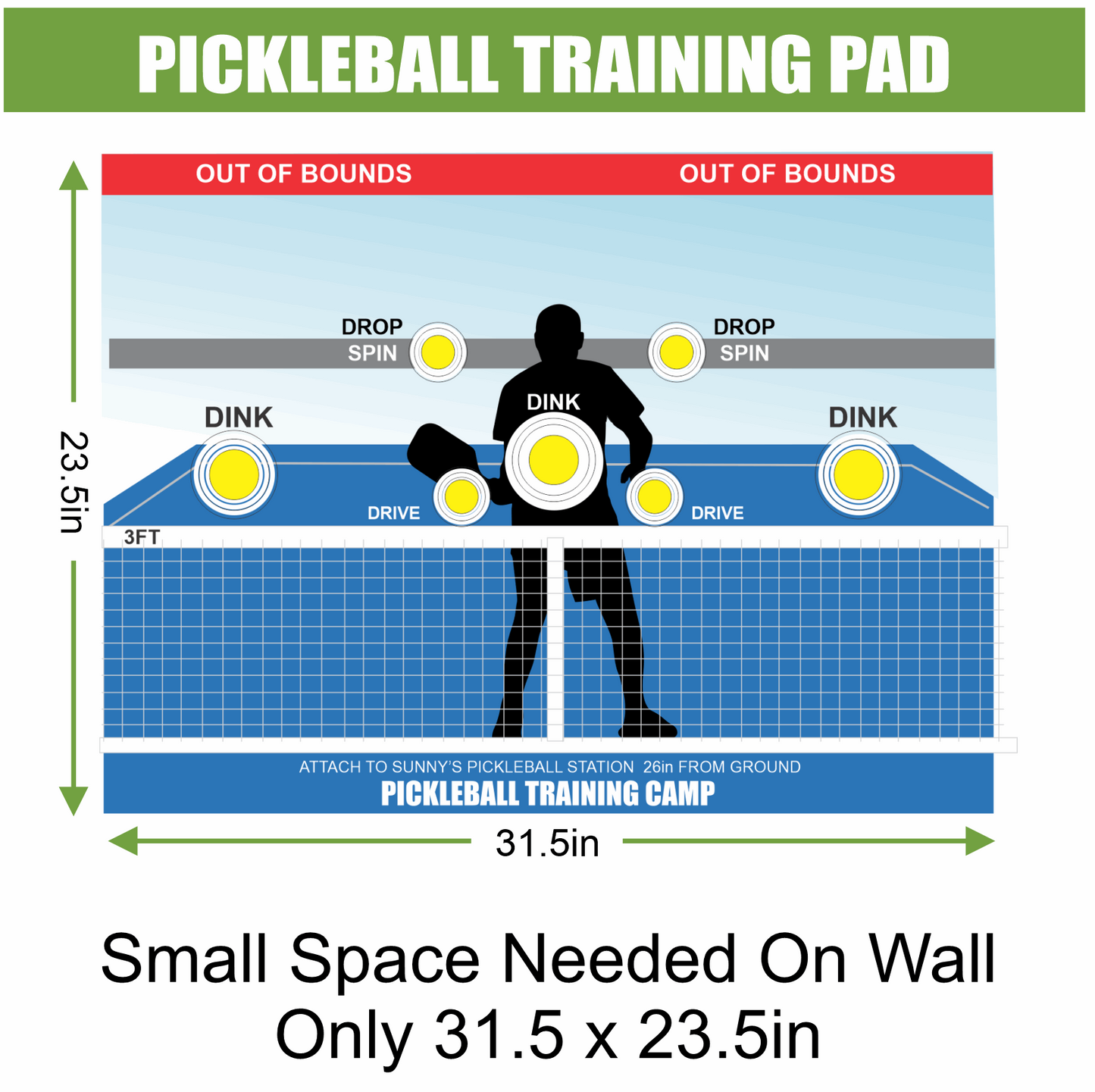 PICKLEBALL TRAINING GRAPHICS