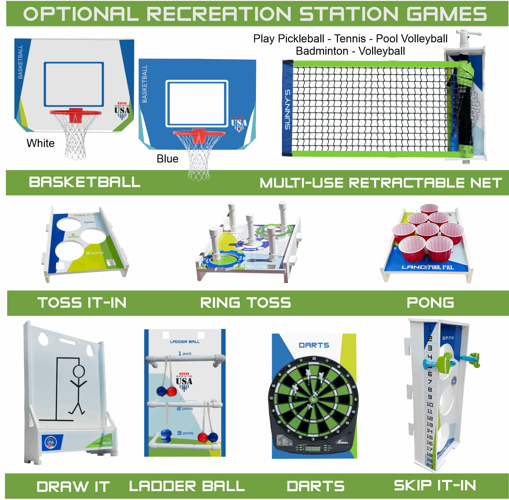 PICKLEBALL TRAINING BACKBOARD WITH GRAPHICS
